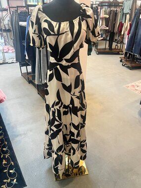 Boho Botanical Maxi Dress